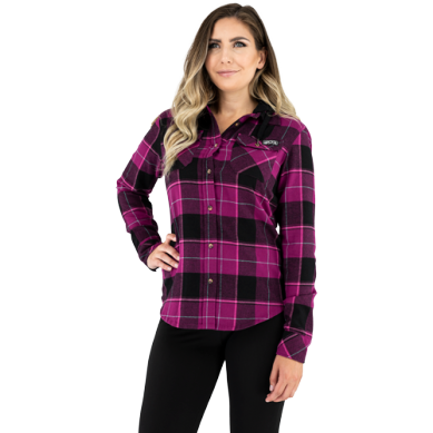 W TIMBER HOODED FLANNEL SHIRT